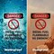 Signmission Diesel Fuel Flammable Danger Sign, Vinyl Decal, 7in W x 10in L, 2PK OS-2PACK-DS-D-710-V-1128 - alternate 6